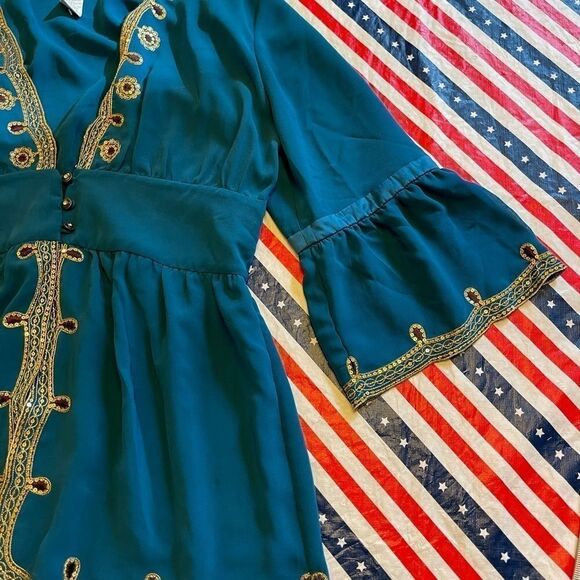 Soft Surroundings Bell Sleeves Blouse Shirt Top - Picture 7 of 13